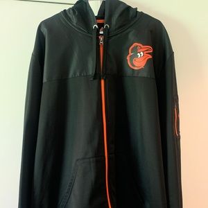Orioles zip up sweatshirt jacket